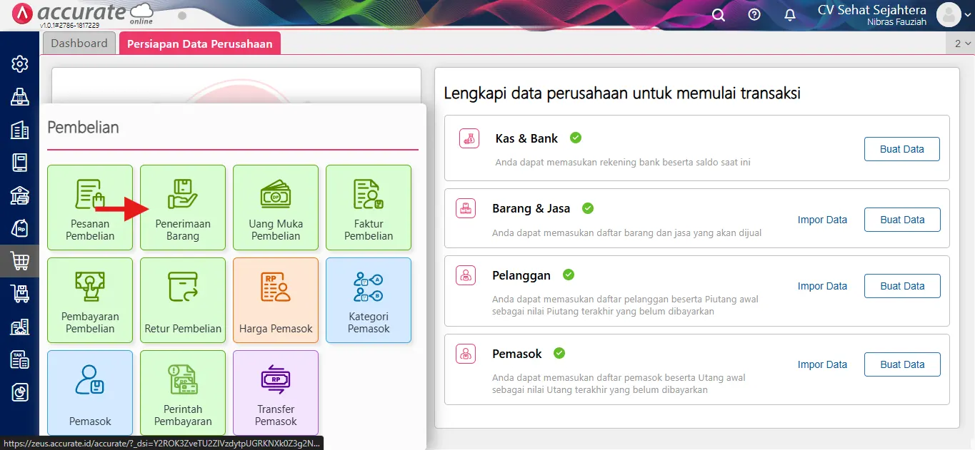 12 Membuat Uang Muka Pembelian Partial